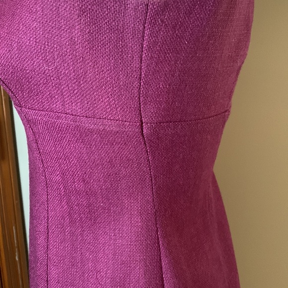 EUC Ann Taylor 100% wool Fitted sleeveless dress size 4 Empire waist full lined. - Picture 4 of 7